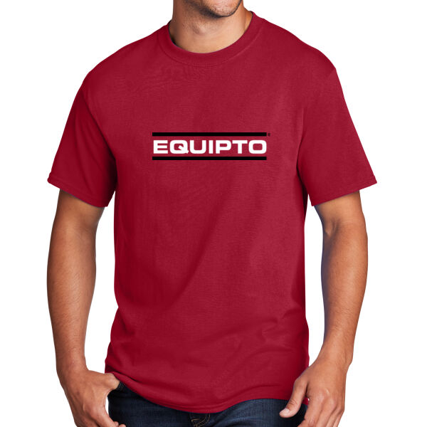 ADULT, T-Shirt, Short Sleeve, Full Chest/Back, Equipto_Black_White, USA_White Thumbnail
