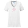 Ladies Essential Blended Performance V Neck Tee Thumbnail