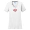 Ladies Essential Blended Performance V Neck Tee Thumbnail