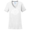 Ladies Essential Blended Performance V Neck Tee Thumbnail